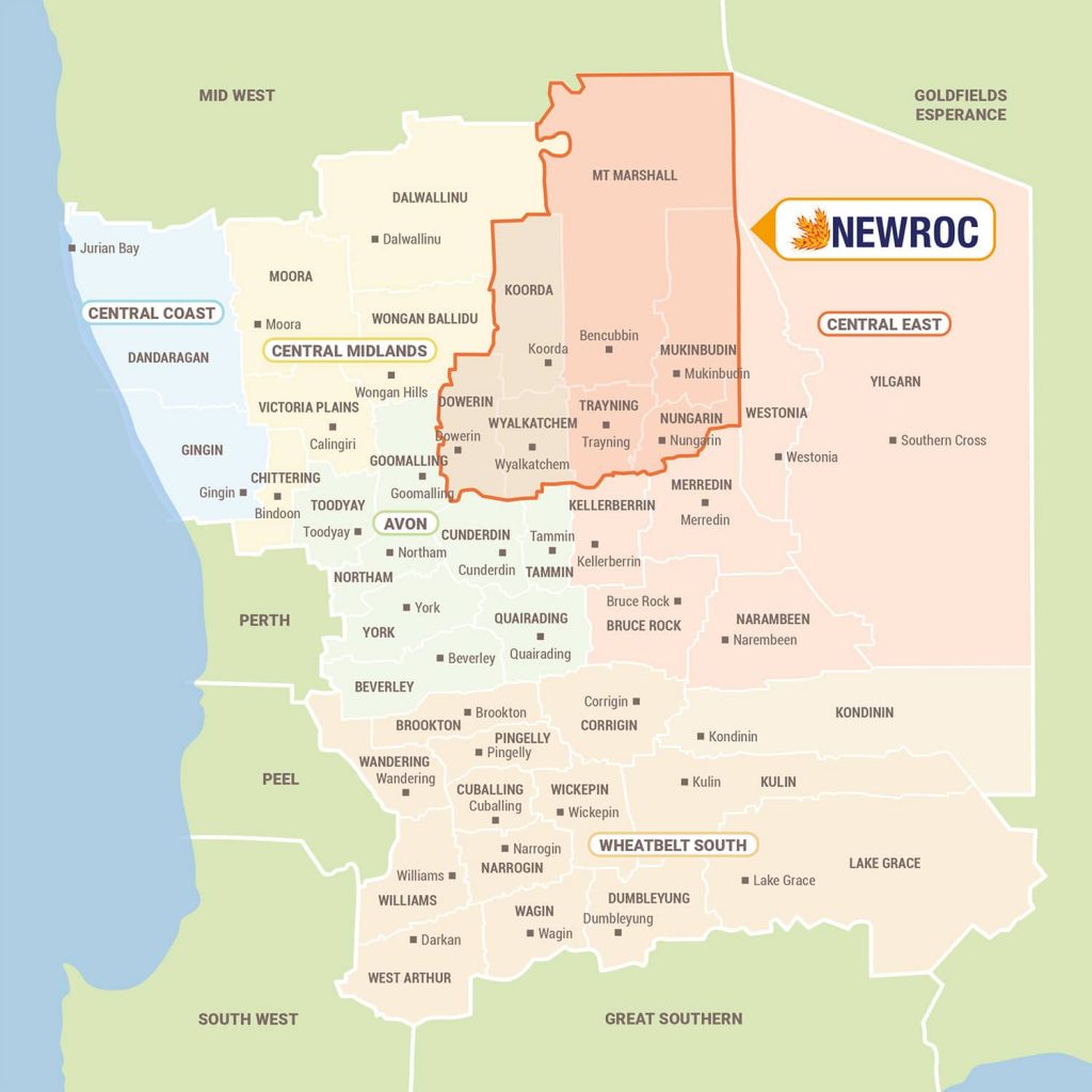 NEWROC Map